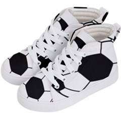 Soccer Lovers Gift Kids  Hi-top Skate Sneakers by ChezDeesTees