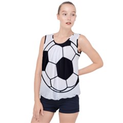 Soccer Lovers Gift Bubble Hem Chiffon Tank Top by ChezDeesTees