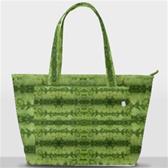 Watermelon Pattern, Fruit Skin In Green Colors Back Pocket Shoulder Bag  by Casemiro