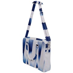 Blue Strips Cross Body Office Bag by Sparkle