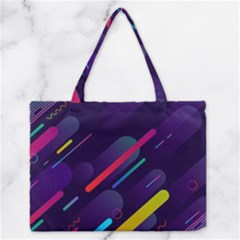 Colorful-abstract-background Zipper Medium Tote Bag by Vaneshart