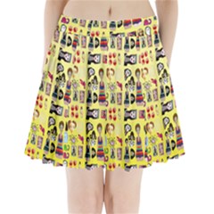 Kawaiicollagepattern3 Pleated Mini Skirt by snowwhitegirl