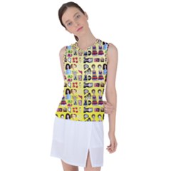 Kawaiicollagepattern3 Women s Sleeveless Sports Top by snowwhitegirl