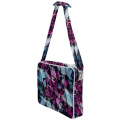 Matrix Grunge Print Cross Body Office Bag by dflcprintsclothing