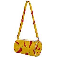 Chili Vegetable Pattern Background Mini Cylinder Bag by BangZart