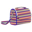 Zigzag pattern seamless zig zag background color Satchel Shoulder Bag View2