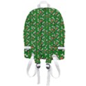 Clown Ghost Pattern Green Zip Bottom Backpack View3