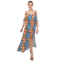 Village Dude - Hillbilly And Redneck - Trailer Park Boys Maxi Chiffon Cover Up Dress by DinzDas