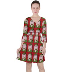 Village Dude - Hillbilly And Redneck - Trailer Park Boys Ruffle Dress by DinzDas