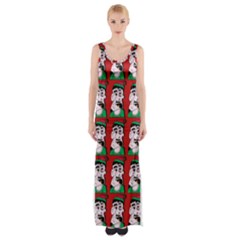 Village Dude - Hillbilly And Redneck - Trailer Park Boys Thigh Split Maxi Dress by DinzDas