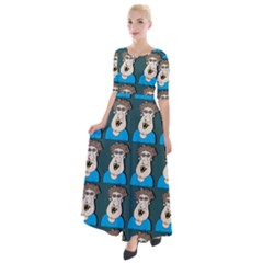 Village Dude - Hillbilly And Redneck - Trailer Park Boys Half Sleeves Maxi Dress by DinzDas