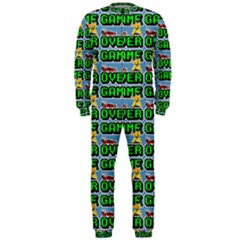 Game Over Karate And Gaming - Pixel Martial Arts Onepiece Jumpsuit (men)  by DinzDas