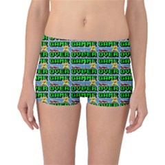 Game Over Karate And Gaming - Pixel Martial Arts Boyleg Bikini Bottoms by DinzDas