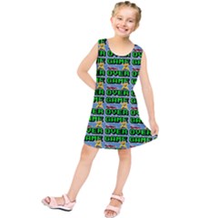 Game Over Karate And Gaming - Pixel Martial Arts Kids  Tunic Dress by DinzDas