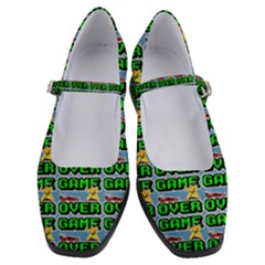 Game Over Karate And Gaming - Pixel Martial Arts Women s Mary Jane Shoes by DinzDas