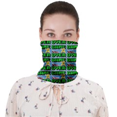 Game Over Karate And Gaming - Pixel Martial Arts Face Covering Bandana (adult) by DinzDas