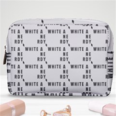 White And Nerdy - Computer Nerds And Geeks Make Up Pouch (medium) by DinzDas