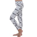 White And Nerdy - Computer Nerds And Geeks Kids  Lightweight Velour Classic Yoga Leggings View2