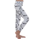 White And Nerdy - Computer Nerds And Geeks Kids  Lightweight Velour Classic Yoga Leggings View3