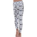 White And Nerdy - Computer Nerds And Geeks Kids  Lightweight Velour Classic Yoga Leggings View4