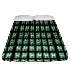 Beverage Cans - Beer Lemonade Drink Fitted Sheet (king Size) by DinzDas