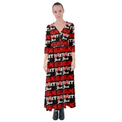 Just Killing It - Silly Toilet Stool Rocket Man Button Up Maxi Dress by DinzDas