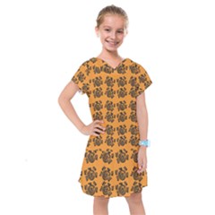 Inka Cultur Animal - Animals And Occult Religion Kids  Drop Waist Dress by DinzDas