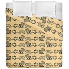 Inka Cultur Animal - Animals And Occult Religion Duvet Cover Double Side (california King Size) by DinzDas