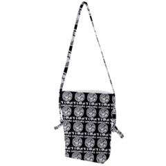 Inka Cultur Animal - Animals And Occult Religion Folding Shoulder Bag by DinzDas