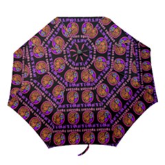 Inka Cultur Animal - Animals And Occult Religion Folding Umbrellas by DinzDas