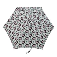 Doctor Pattern White Mini Folding Umbrellas by snowwhitegirl