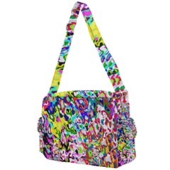 Colorful Paint Texture                                                 Buckle Multifunction Bag by LalyLauraFLM