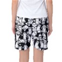 Graffiti Spray Can Characters Seamless Pattern Women s Basketball Shorts View2