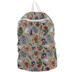 Tattoo Pattern Foldable Lightweight Backpack by Amaryn4rt