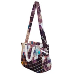 Disco Ball Rope Handles Shoulder Strap Bag by essentialimage