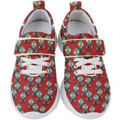 Zombie Virus Kids  Velcro Strap Shoes by helendesigns