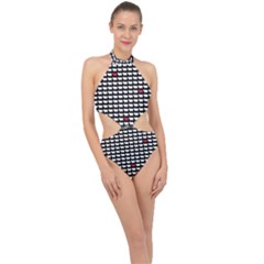 Herd Immunity Halter Side Cut Swimsuit