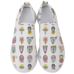 Female Reproductive System  Men s Slip On Sneakers by ArtByAng