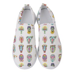 Female Reproductive System  Women s Slip On Sneakers by ArtByAng