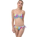 Ice Cream Parlour Twist Bandeau Bikini Set View1