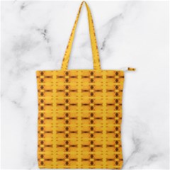 Digital Illusion Double Zip Up Tote Bag by Sparkle