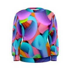 3d Color Swings Women s Sweatshirt