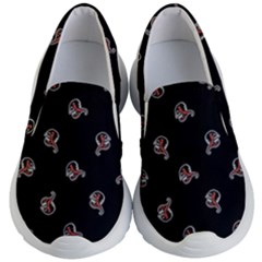 Ugly Monster Fish Motif Print Pattern Kids Lightweight Slip Ons by dflcprintsclothing