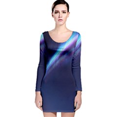 Light Fleeting Man s Sky Magic Long Sleeve Velvet Bodycon Dress by Mariart