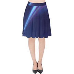 Light Fleeting Man s Sky Magic Velvet High Waist Skirt by Mariart