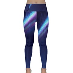 Light Fleeting Man s Sky Magic Lightweight Velour Classic Yoga Leggings by Mariart