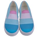 Sea And Sunset Kids  Canvas Slip Ons View1