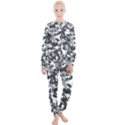 Grey and White Camouflage Pattern Women s Lounge Set View1