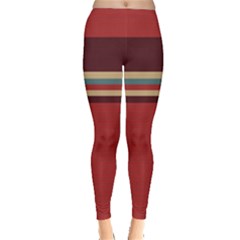 Retro Aesthetic Inside Out Leggings by tmsartbazaar