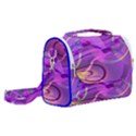 Infinity Painting Purple Satchel Shoulder Bag View2